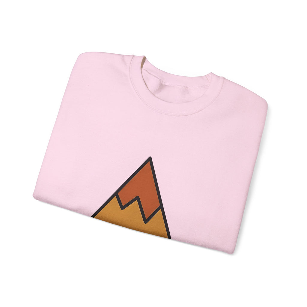 Mountain Nature Outdoors Gift Minimalist Peak Wilderness Enthusiast Simple Adventure Sweatshirt