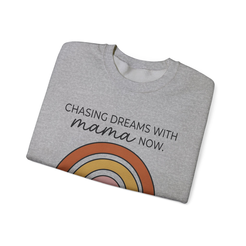 Rainbow Design Sweatshirt Moms Household Gift Women Hippie Sweatshirt Colorful Sweatshirt Mom Enthusiast Boho Sweatshirt Home Graphic Simple Love Symbol Sweatshirt