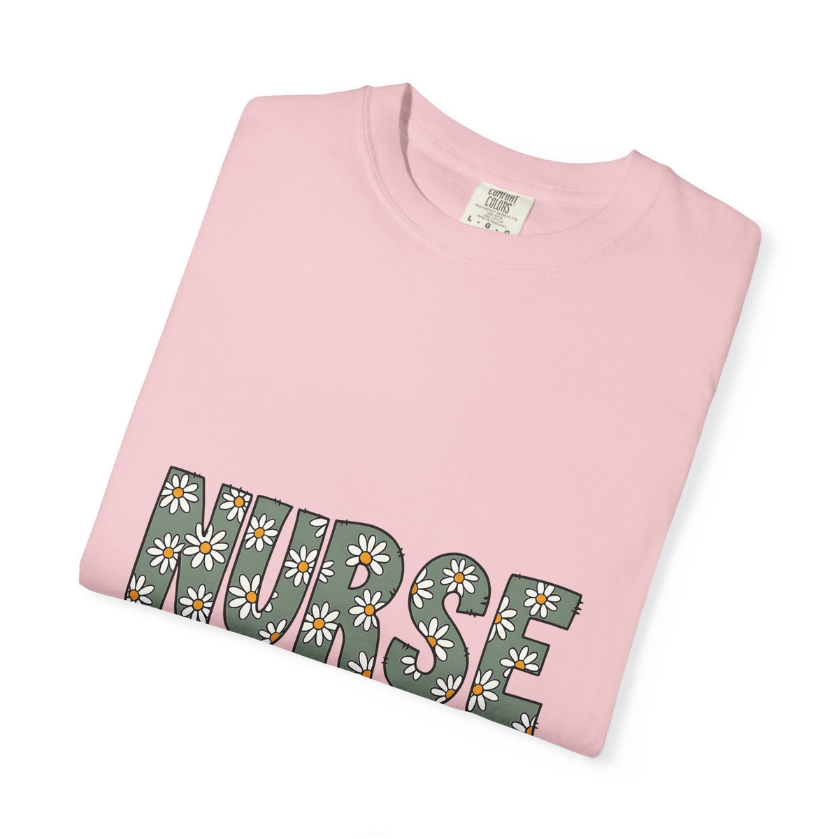 Blossom Monogram T-Shirt Nurse Petals Gift Women Fun T-Shirt Initial T-Shirt Nursing Enthusiast Floral T-Shirt Floral Graphic Classic Bloom T-Shirt