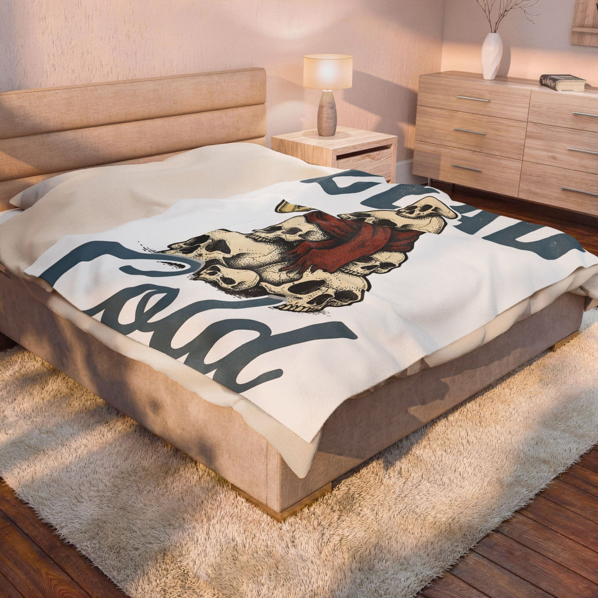 Skull Tower Blanket Christmas Seasonal Gift Women Hand Sketched Blanket Skull Blanket Xmas Fan Holiday Blanket Festive Graphic Line Art Bandana
