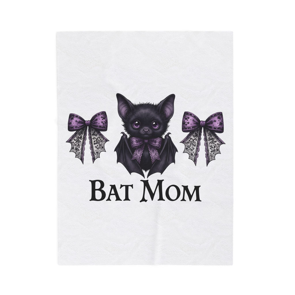 Sweet Bat Halloween Occult Gift Anime Vampire Horror Fan Manga Esoteric Hand Drawn Frill Blanket