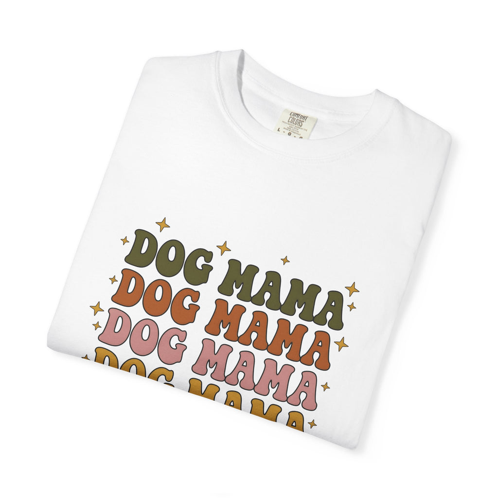 Old School Font T-Shirt Dog Mom Fauna Gift Women Retro T-Shirt Typography T-Shirt Dog Mom Fan Vintage T-Shirt Wildlife Graphic Funky Shining T-Shirt