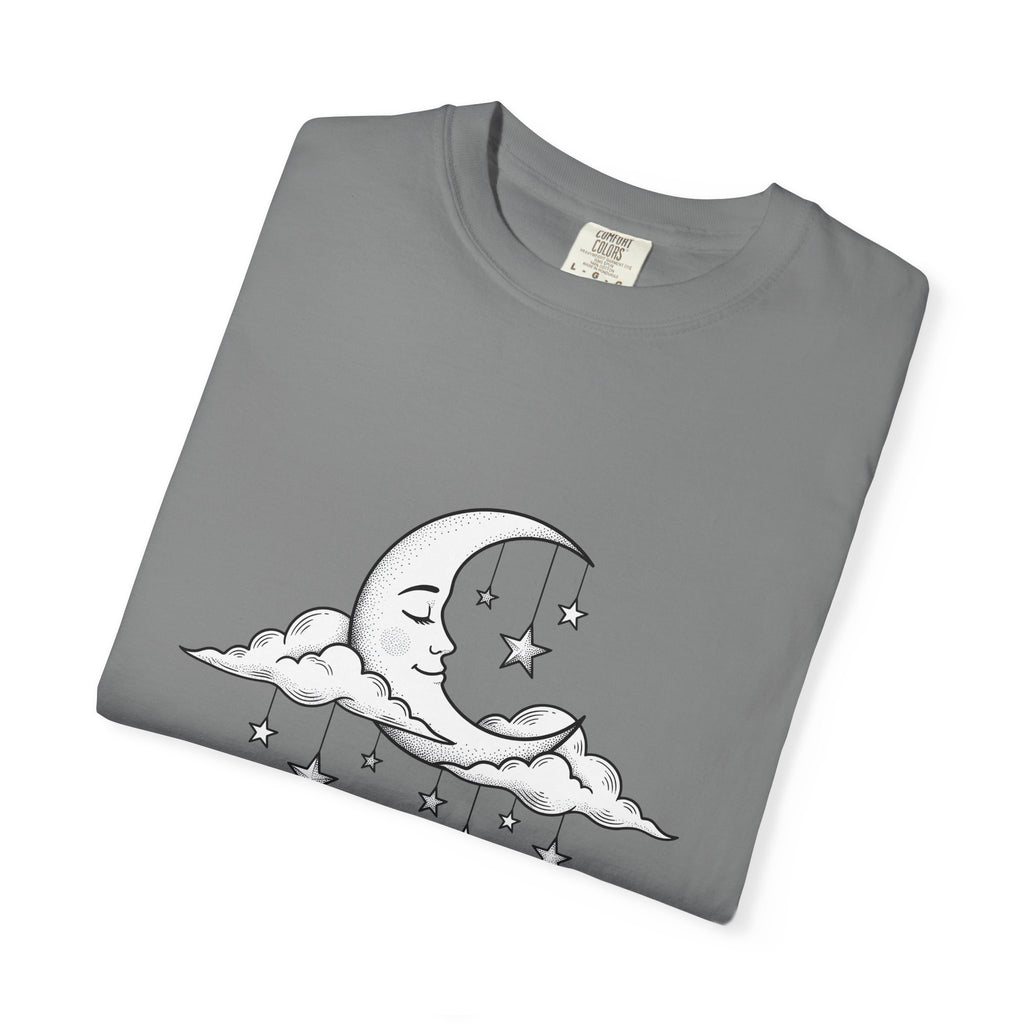Crescent Moon T-Shirt Nurses Career Gift Women Line Art T-Shirt Lunar T-Shirt Nurse Enthusiast Minimalist T-Shirt Professional Graphic Clean