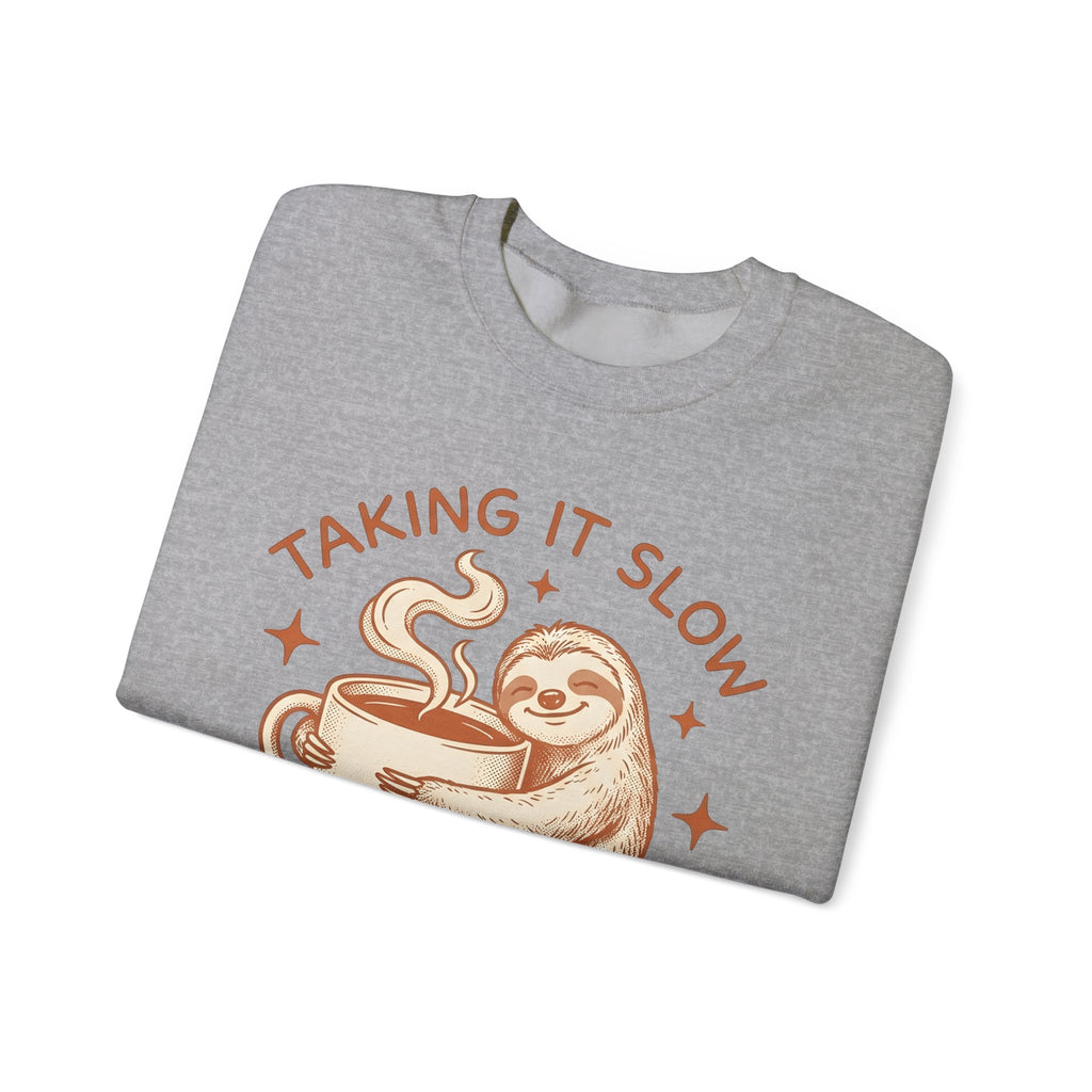 Sloth Latte Cup Sweatshirt Coffee Pets Gift Women Cartoon Sweatshirt Sweatshirt Sweatshirt Coffee Fan Coffee Cup Sweatshirt Animal Graphic Hand Drawn Twinkles Sweatshirt