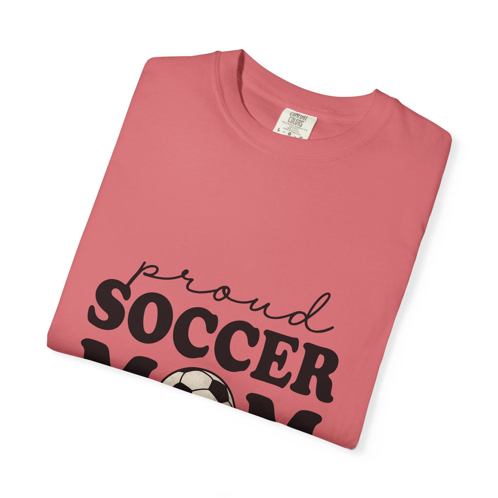 Soccer Ball T-Shirt Soccer Mom Fitness Gift Women Heavy T-Shirt Football T-Shirt Soccer Fan Grunge T-Shirt Workout Graphic Clean Sports T-Shirt