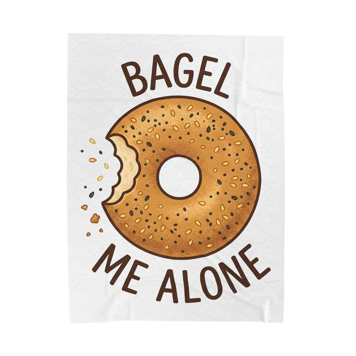 Bagel Desserts Morning Gift Doodle Bagel Pastry Fan Hand Drawn Breakfast Old School Blanket