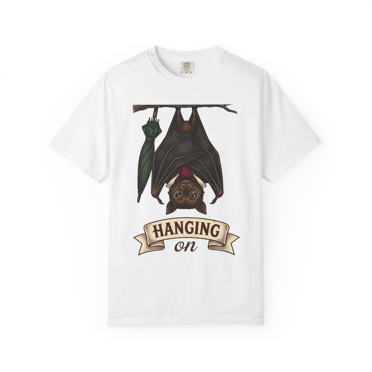 Bat Clipart T-Shirt Funny Creature Gift Women Doodle T-Shirt Bat T-Shirt Humor Fan Cartoon T-Shirt Beast Graphic Classic Parasol T-Shirt