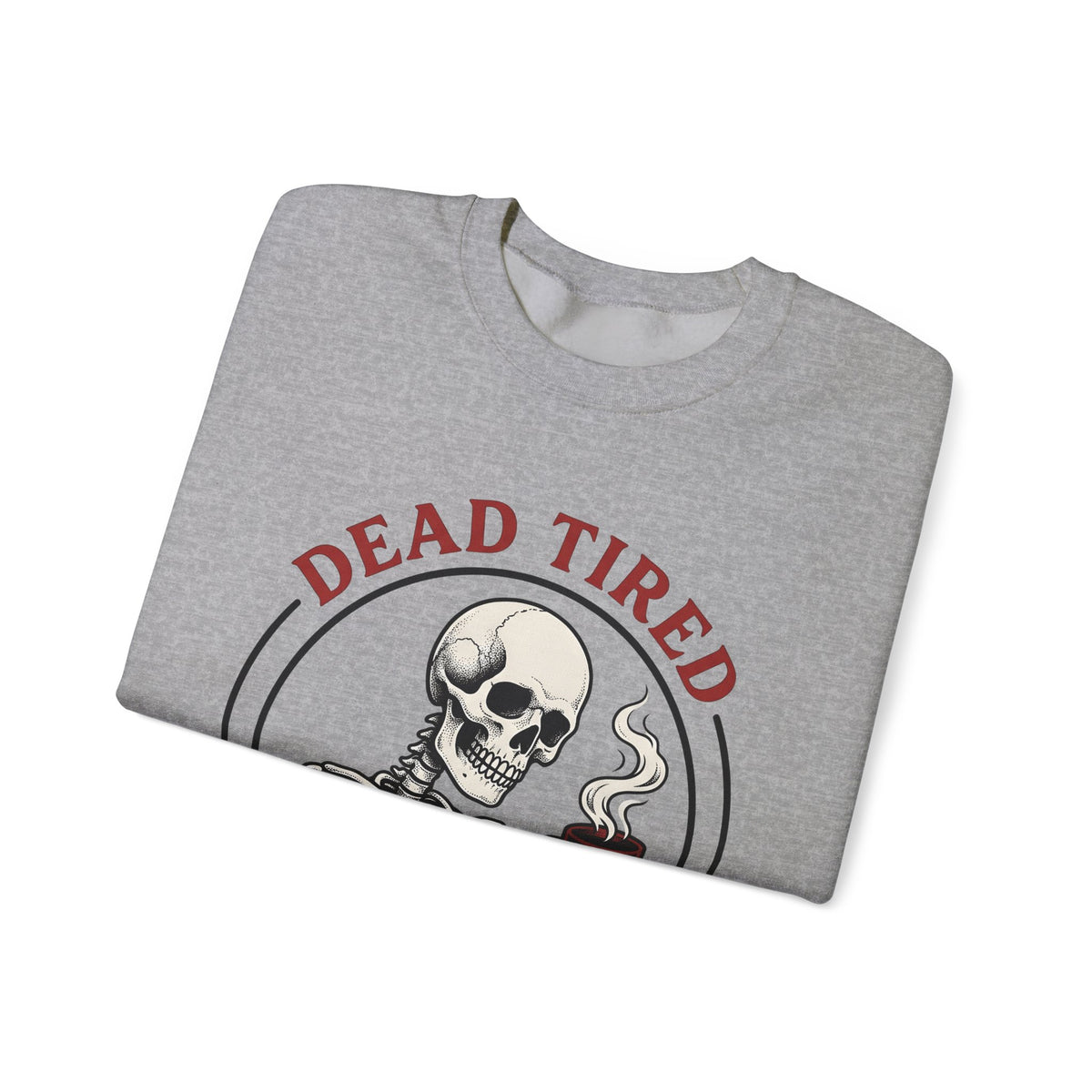 Skeleton Coffee Halloween Coffee Gift Tattoo Skull Coffee Horror Fan Traditional Caffeine Vintage Sweatshirt