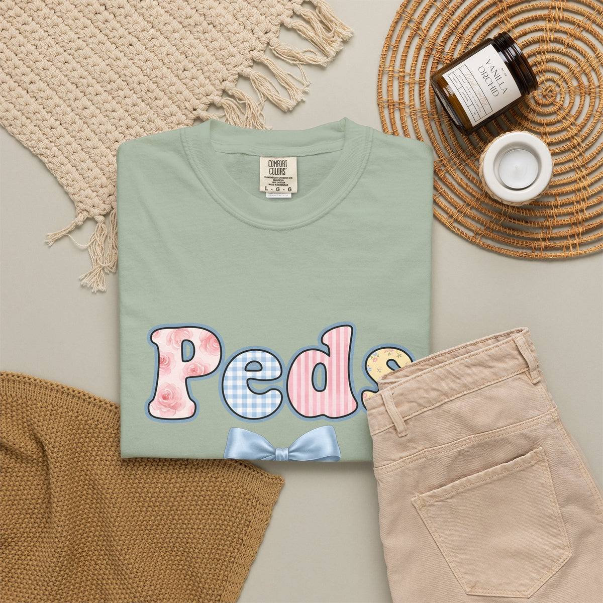 Botanical Letters T-Shirt Nurse Garden Gift Women Charming T-Shirt Alphabet T-Shirt Nursing Enthusiast Whimsical T-Shirt Gardening Graphic Hand