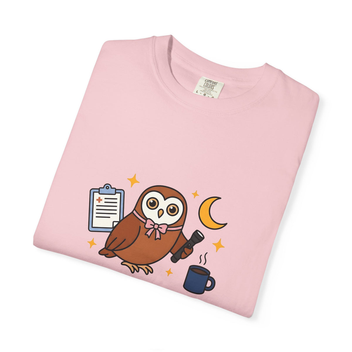Owl Nurses Espresso Gift Comic Owl T-Shirt