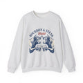 Bull Drinking Sweatshirt Steak Bourbon Gift Women Vintage Sweatshirt Ox Sweatshirt Meat Fan Cowboy Graphic Sweatshirt Retro Whiskey Glass Sweatshirt