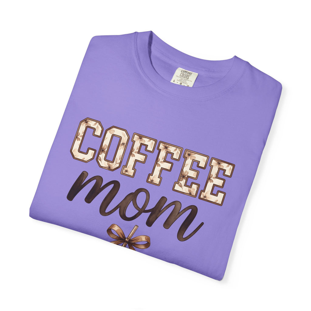 Iced Latte Cup T-Shirt Moms Café Gift Women Painted T-Shirt Coffee Cup T-Shirt Mom Fan Hand Painted T-Shirt Coffee Shop Graphic Classic Sash T-Shirt