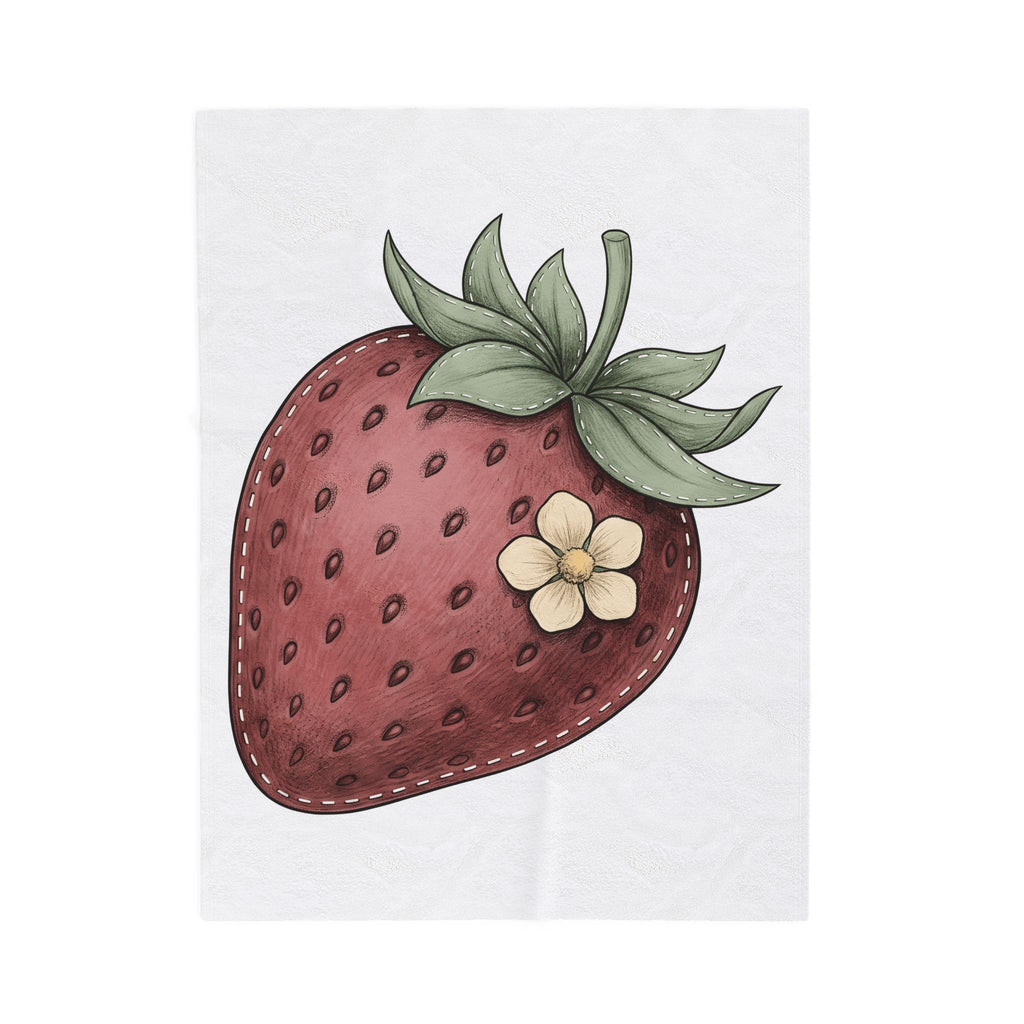 Strawberry Design Blanket Moms Harvest Gift Women Garden Blanket Fruit T-Sh