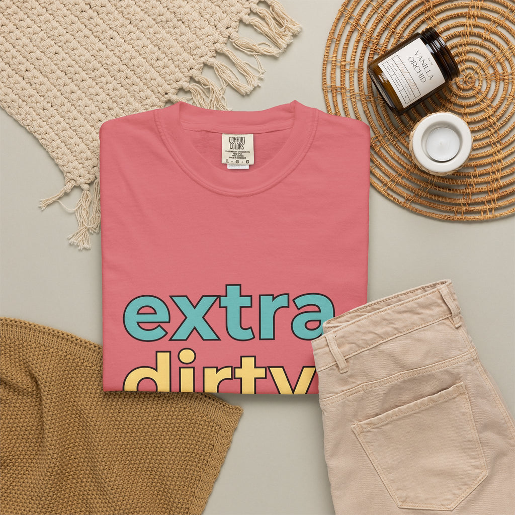 Loud Pastel Font T-Shirt Coffee Culinary Gift Women Quirky T-Shirt Bold Typography T-Shirt Coffee Fan Java Enthusiast Retro T-Shirt Food Graphic