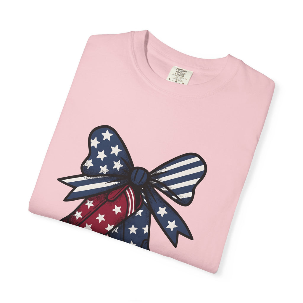 Cowboy Footwear T-Shirt 4th Of July Americana Gift Women Antique T-Shirt Boots T-Shirt Fireworks Fan Vintage T-Shirt Patriotic Graphic Classic Star