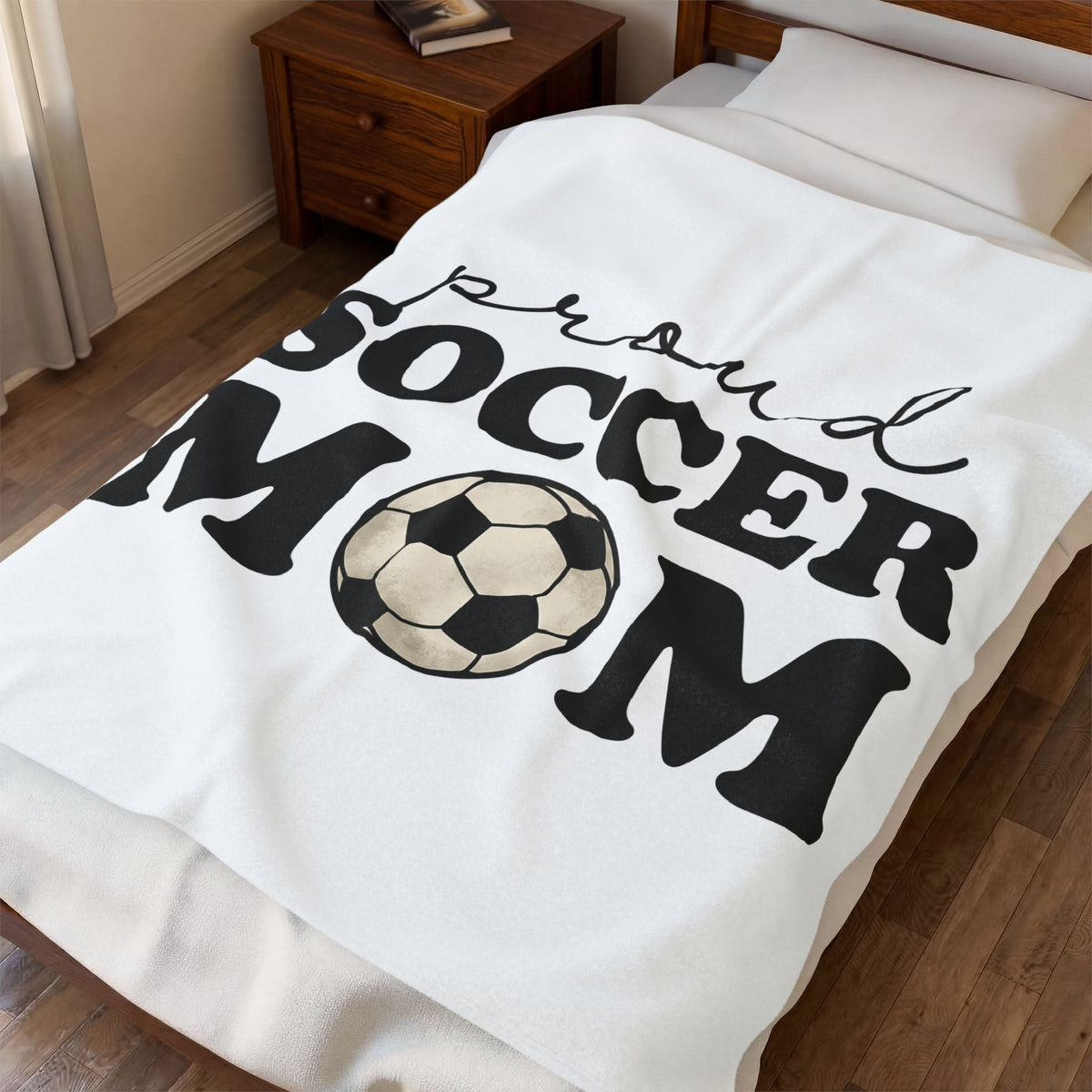 Soccer Ball Blanket Soccer Mom Fitness Gift Women Heavy Blanket Football Blanket Soccer Fan Grunge Blanket Workout Graphic Clean Sports Blanket