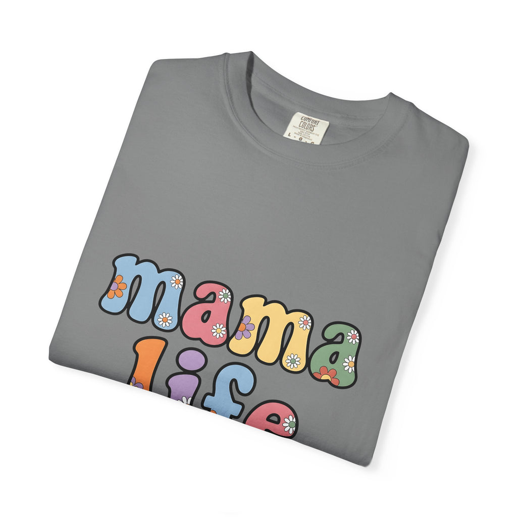 Bloom Typography T-Shirt Moms Relatives Gift Women Boho T-Shirt Typography T-Shirt Motherhood Enthusiast Bohemian T-Shirt Family Graphic Classic