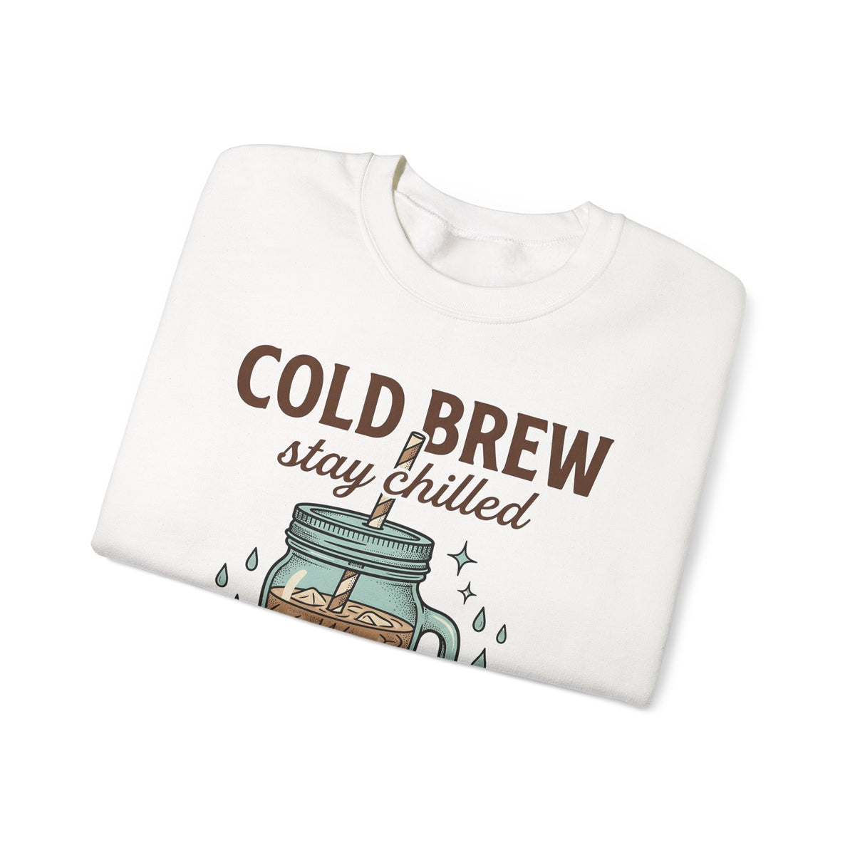 Iced Coffee Cookie Sweatshirt Coffee Foodie Gift Women Hand Drawn Sweatshirt Coffee Cookie Sweatshirt Coffee Fan Illustrated Sweatshirt Food Graphic Vintage