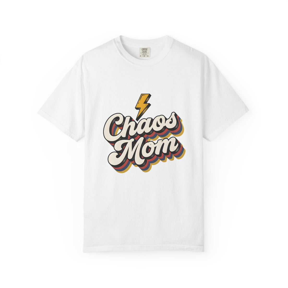 Lightning Flash T-Shirt Moms Jokes Gift Women Retro T-Shirt Thunderbolt T-Shirt Motherhood Fan Vintage T-Shirt Humor Graphic T-Shirt Vintage