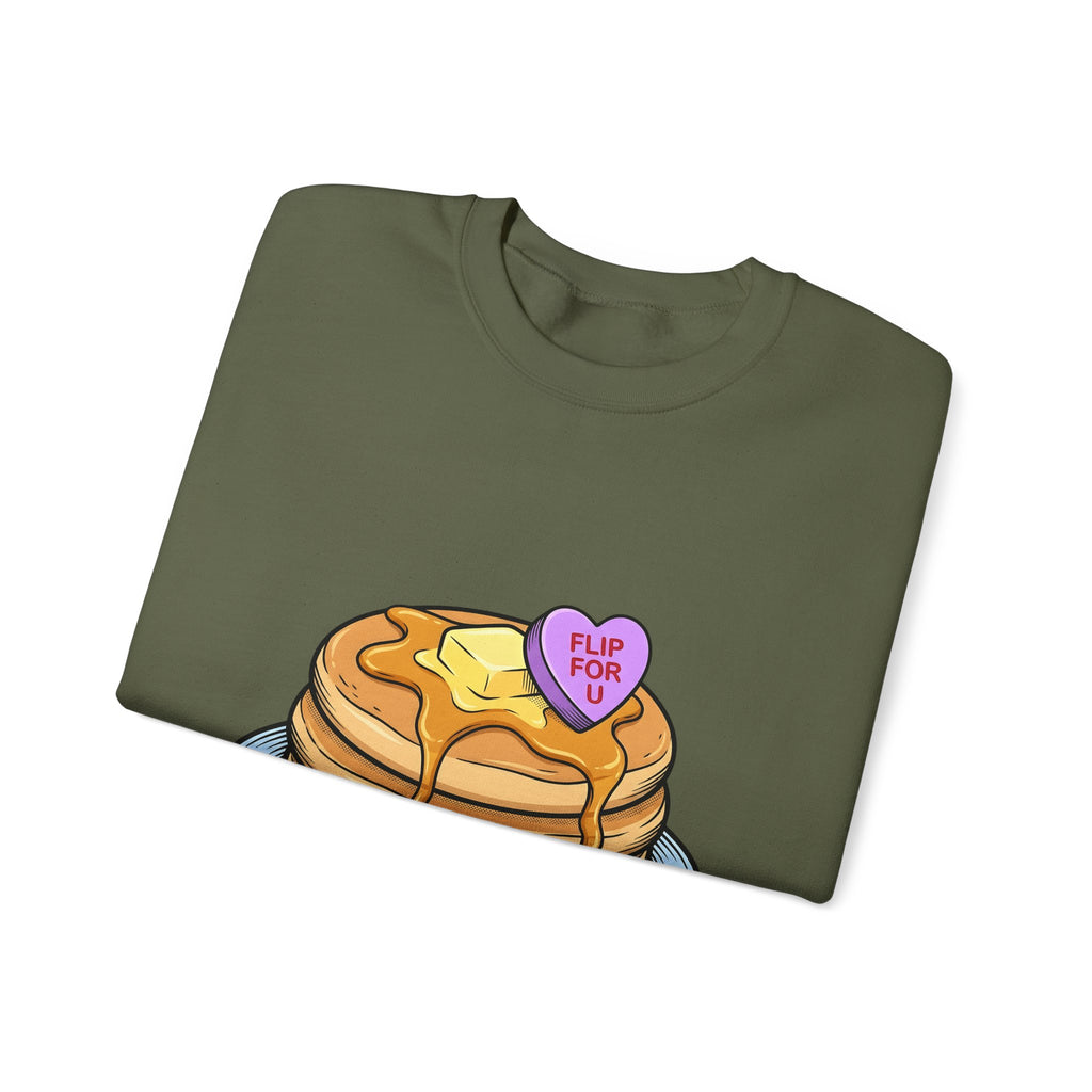 Pancakes Pile Sweatshirt Desserts Brunch Gift Women Comic Sweatshirt Pancake Stack Sweatshirt Sweets Fan Cartoon Sweatshirt Breakfast Graphic Design Graphic