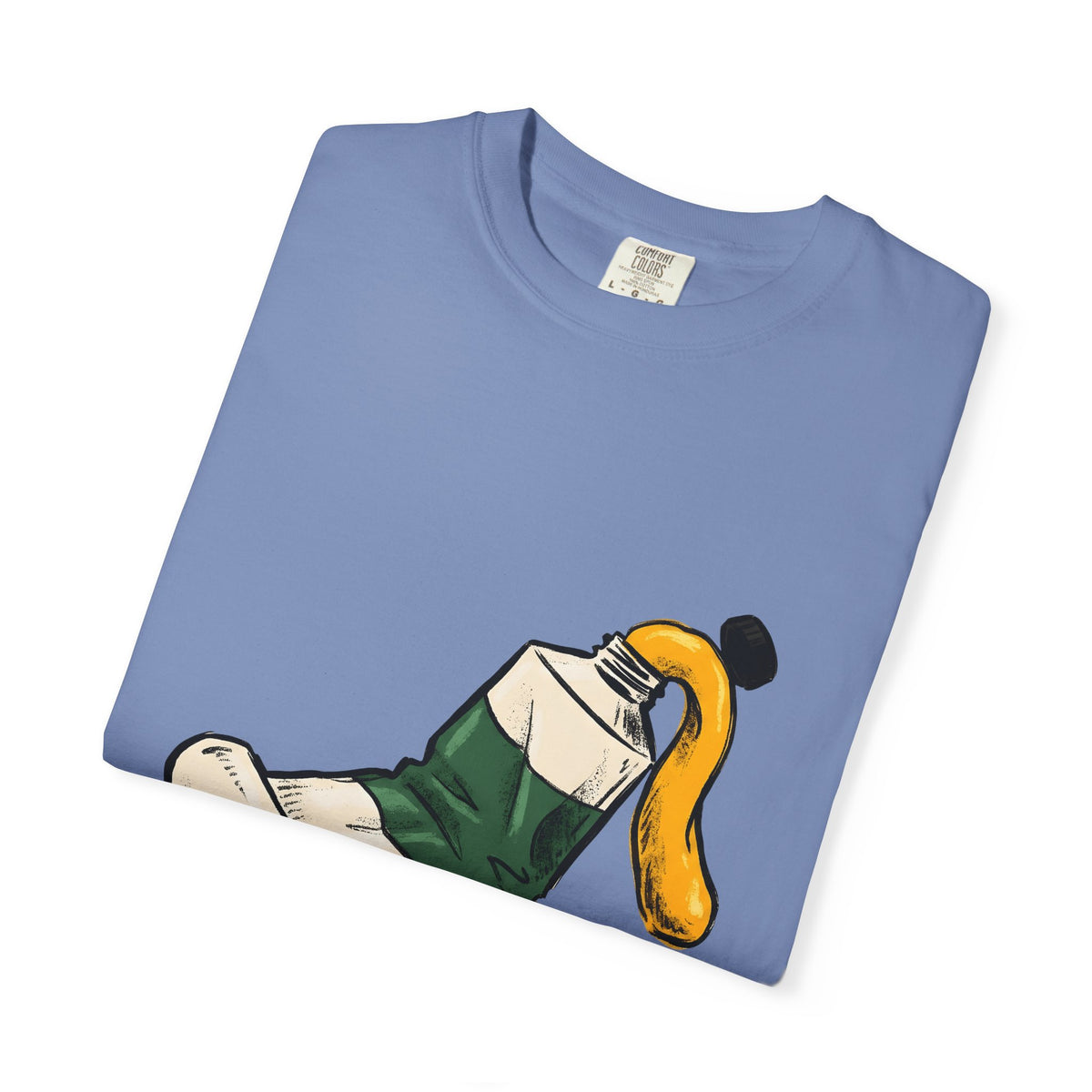Paint Tube T-Shirt Art Canvas Gift Women Cartoon T-Shirt Paint Tube T-Shirt Artist Fan Artistic T-Shirt Canvas Graphic Line Art Paint Splash T-Shirt