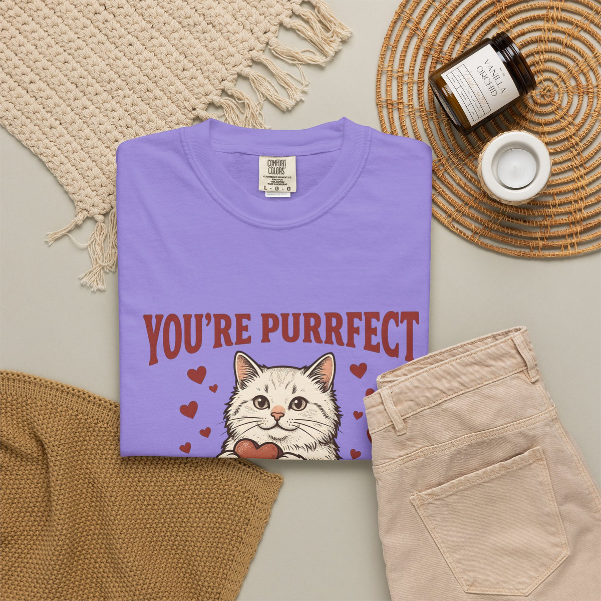 Kitten T-Shirt T-Shirt Cat Hearts Gift Women Retro T-Shirt Coffee T-Shirt T-Shirt Cat Fan Feline T-Shirt Vintage T-Shirt Valentine Graphic Sketch Love Symbols