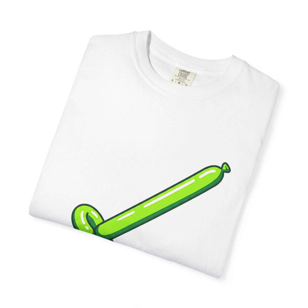 Inflatable Sword T-Shirt Cute Gag Gift Women Hand Drawn T-Shirt Balloon Sword T-Shirt Adorable Fan Cartoon T-Shirt Prank Graphic Pop Art Event