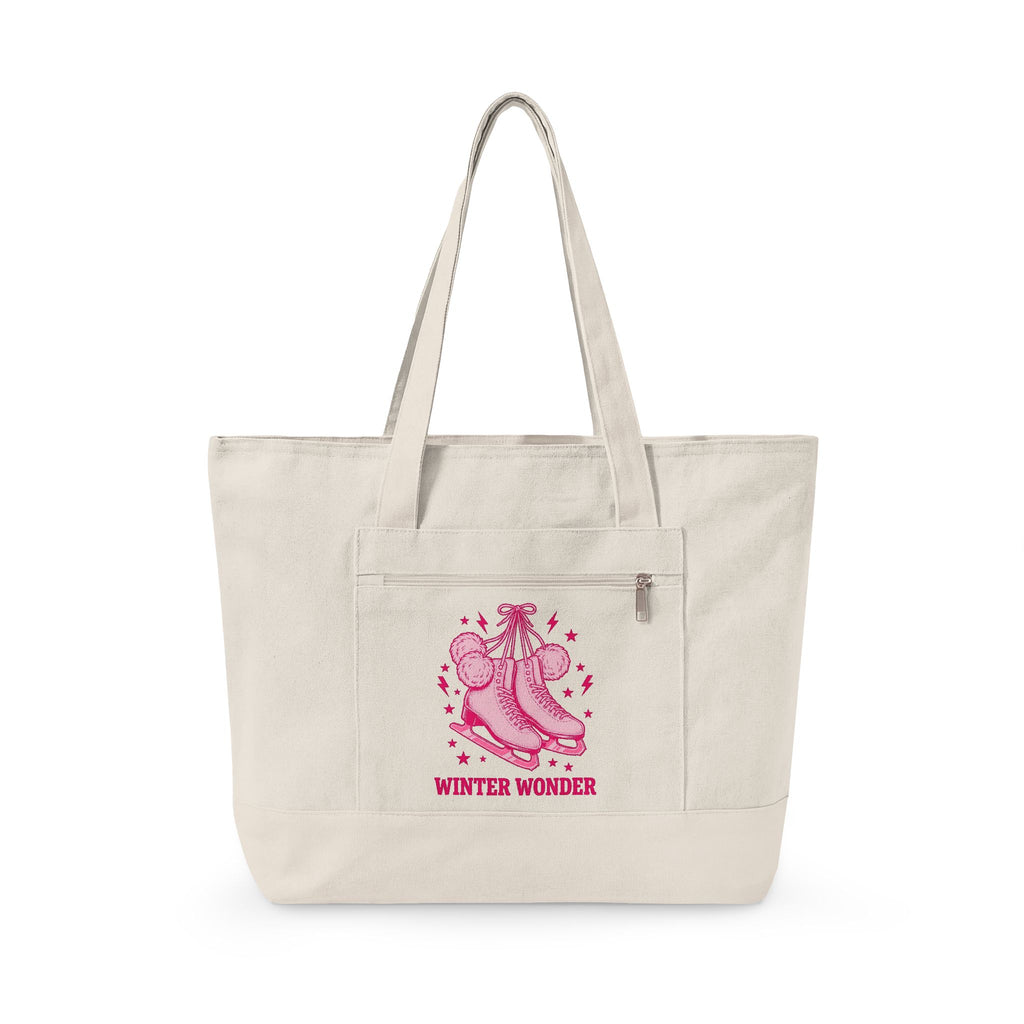 Ice Boots Tote Bag Holiday Frost Gift Women Hand Drawn Tote Bag Winter Boots Tote Bag Christmas Fan Cold Weather Tote Bag Frosty Graphic Sketch Fluff