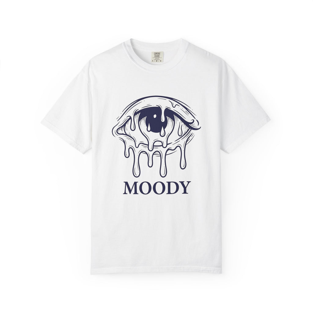 Melting Eye T-Shirt Aesthetic Gothic Gift Women Line Art T-Shirt Weeping Eye T-Shirt Style Fan Graphic T-Shirt Dark Illustration Minimal Drips
