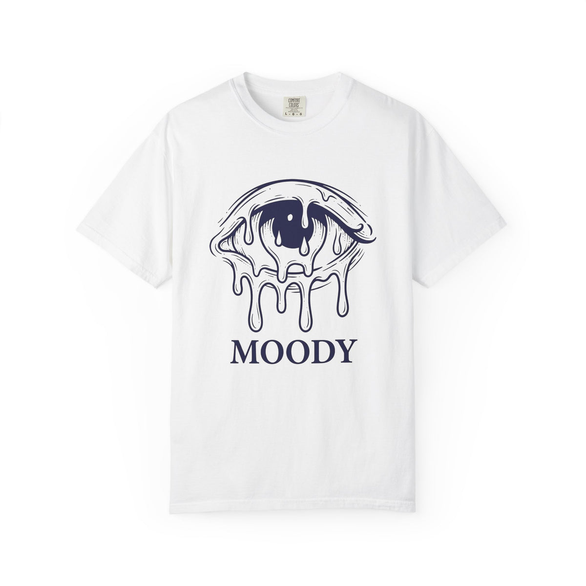 Melting Eye T-Shirt Aesthetic Gothic Gift Women Line Art T-Shirt Weeping Eye T-Shirt Style Fan Graphic T-Shirt Dark Illustration Minimal Drips