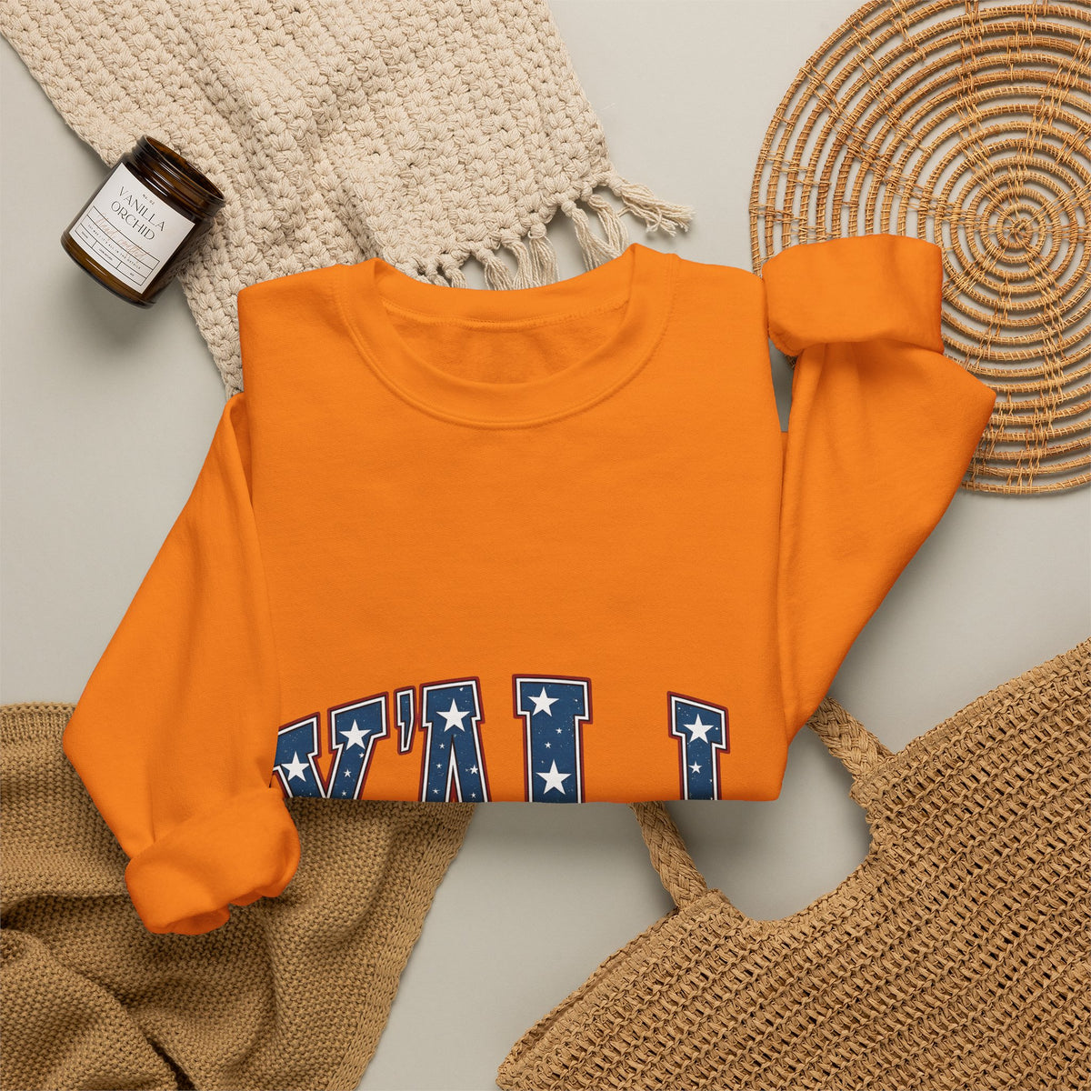 Usa Text Sweatshirt 4th Of July Cowboy Gift Women Hand Drawn Sweatshirt American Text Sweatshirt Independence Day Fan Illustrated Sweatshirt Rodeo Graphic
