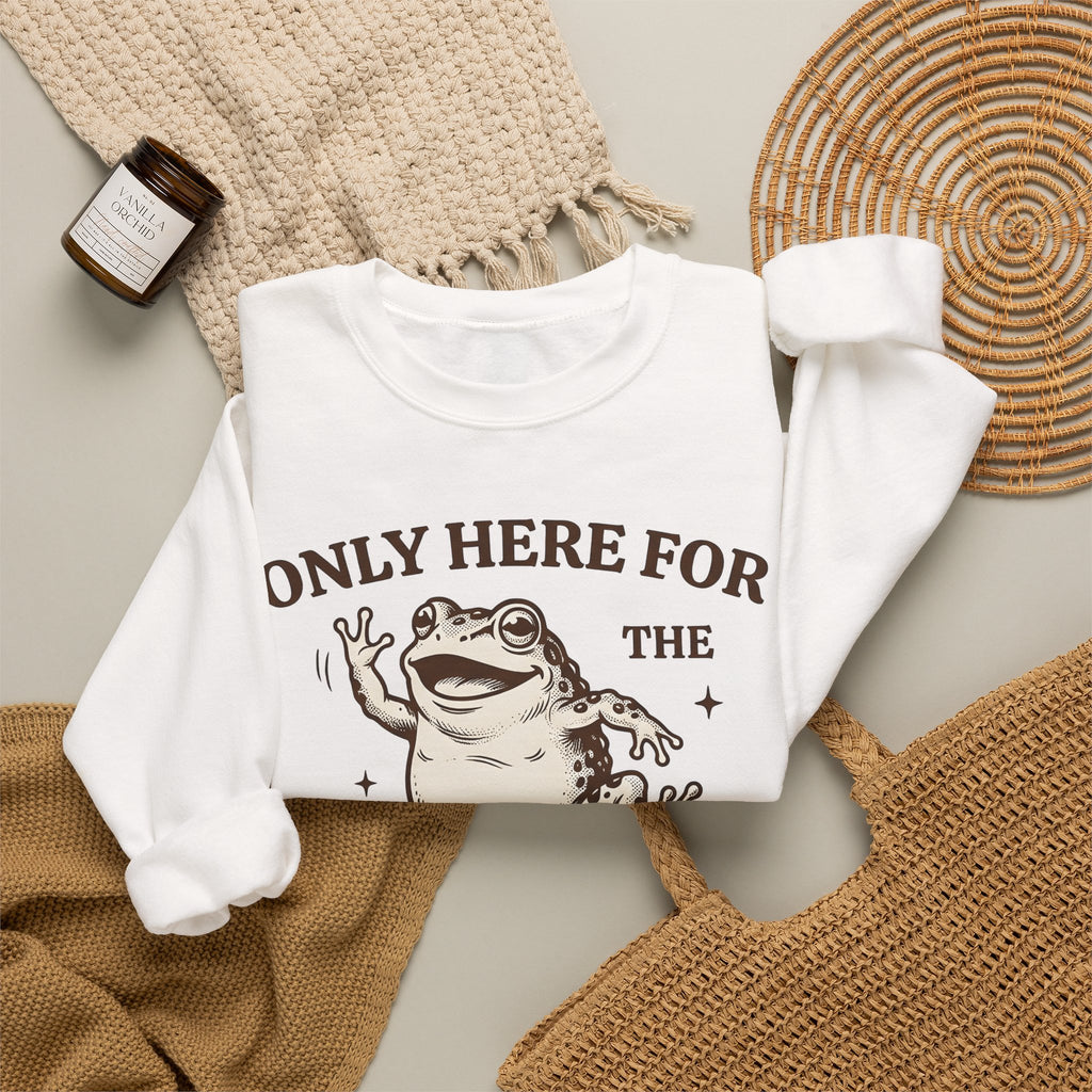 Jumping Frog Frog Nature Gift Old School Toad T Sh Sweatshirt