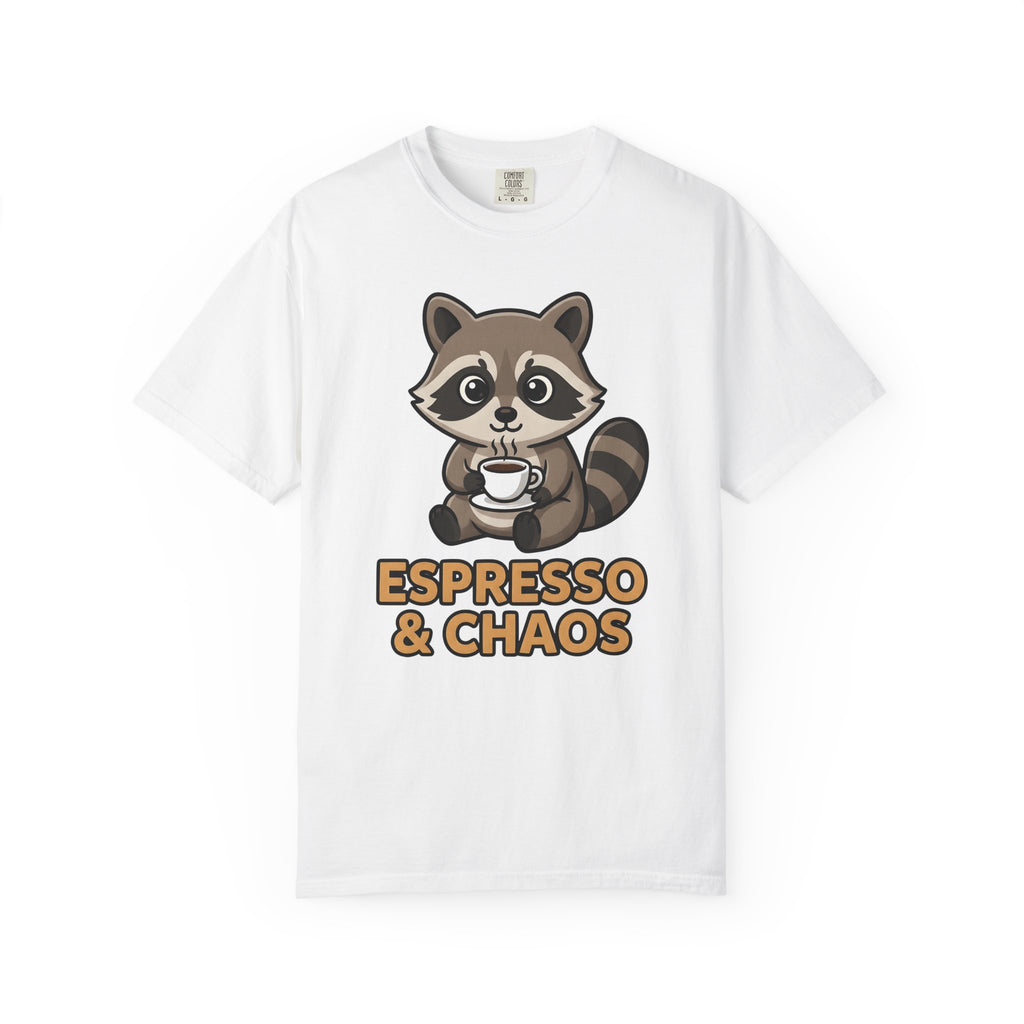Raccoon Drink Cup T-Shirt Coffee Fauna Gift Women Delightful T-Shirt T-Shirt T-Shirt Coffee Fan Wildlife Graphic T-Shirt Toon Beast T-Shirt
