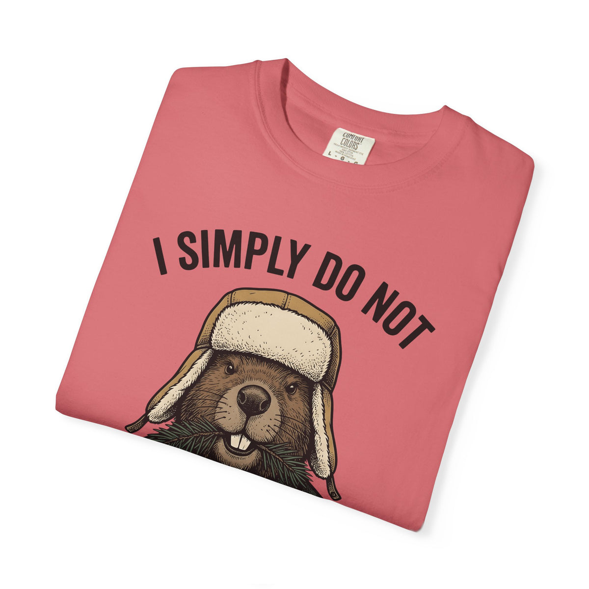 Beaver Woodsman T-Shirt Funny Wildlife Gift Women Comic T-Shirt Beaver T-Shirt Humor Fan Cartoon T-Shirt Animal Graphic Retro Checkered T-Shirt