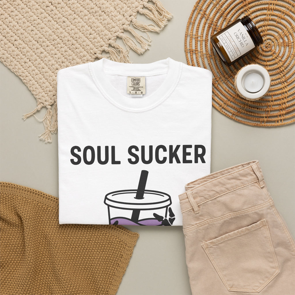 Skeleton Claw Tea T-Shirt Drinks Dark Gift Women Modern Print T-Shirt Bone Tea T-Shirt Beverage Fan Graphic Design Illustration Comic Skull T-Shirt