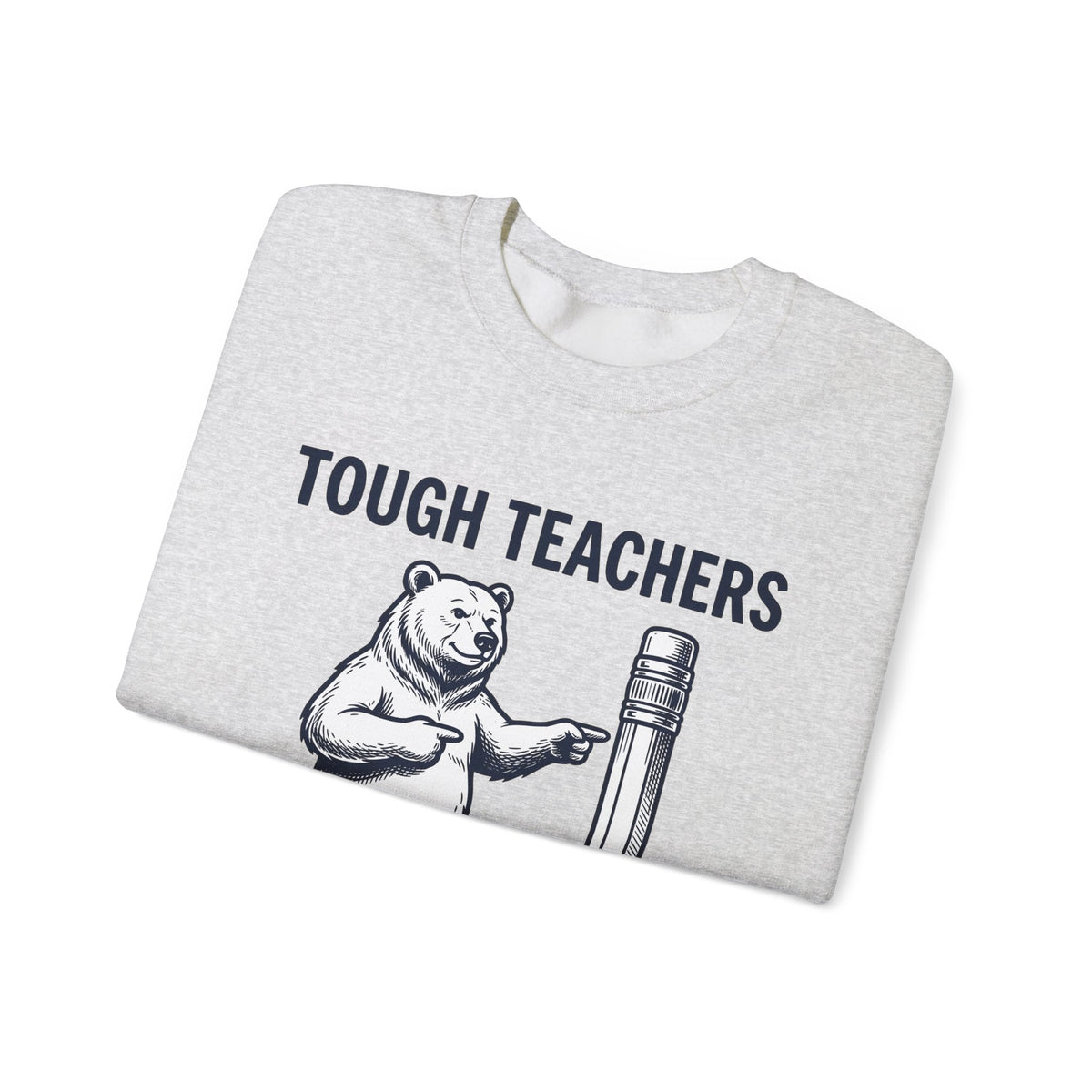 Bear Pen Sweatshirt Teachers Wildlife Gift Women Sketch Sweatshirt Pen Holder Sweatshirt Educator Enthusiast Drawing Illustration Retro Classroom Sweatshirt