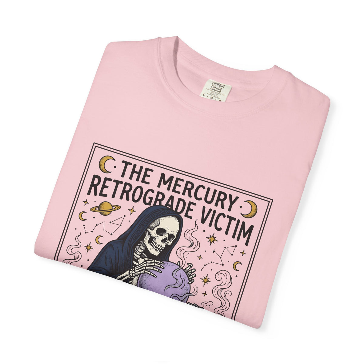 Bony Seer T-Shirt Boho Chic Zodiac Gift Women Witchy T-Shirt Oracle T-Shirt Bohemian Fan Mystical T-Shirt Astrology Graphic Hand Drawn Card Deck