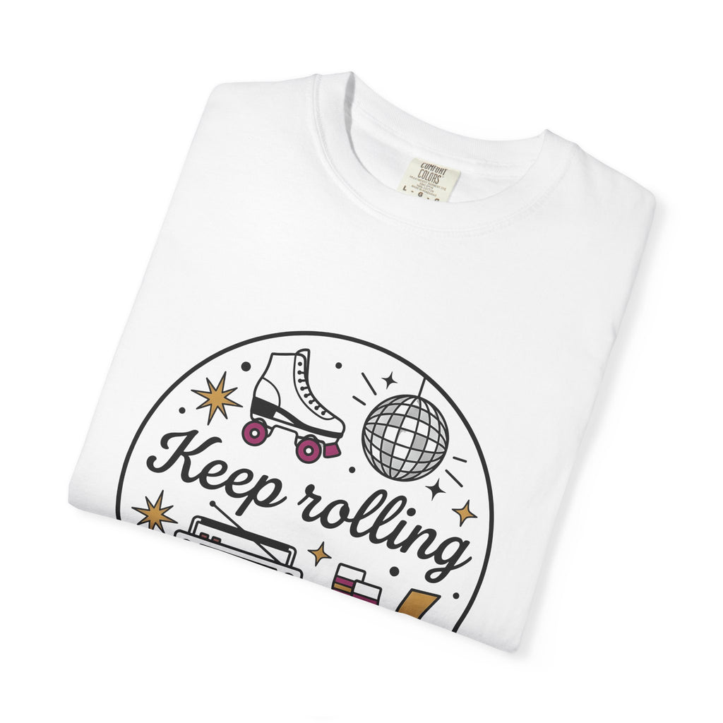 Roller Skate T-Shirt Roller Skating Sound Gift Women Hand Drawn T-Shirt Skateboard T-Shirt Roller Derby Enthusiast Illustrated T-Shirt Audio