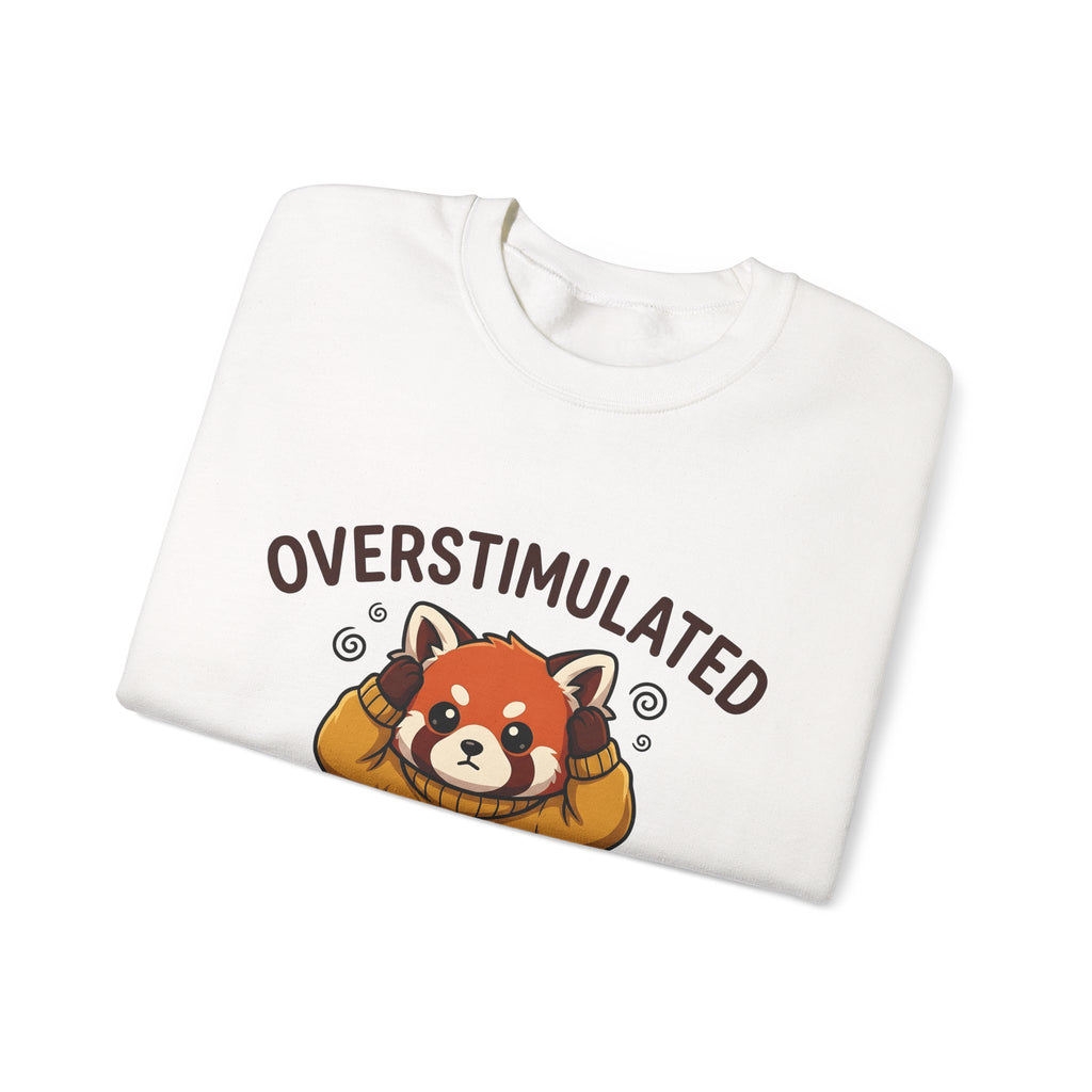 Red Panda Sweatshirt Moms Anxiety Gift Women Kawaii Sweatshirt Panda Sweatshirt Motherhood Fan Mental Health Graphic Sweatshirt Cartoon Sweater Sweatshirt