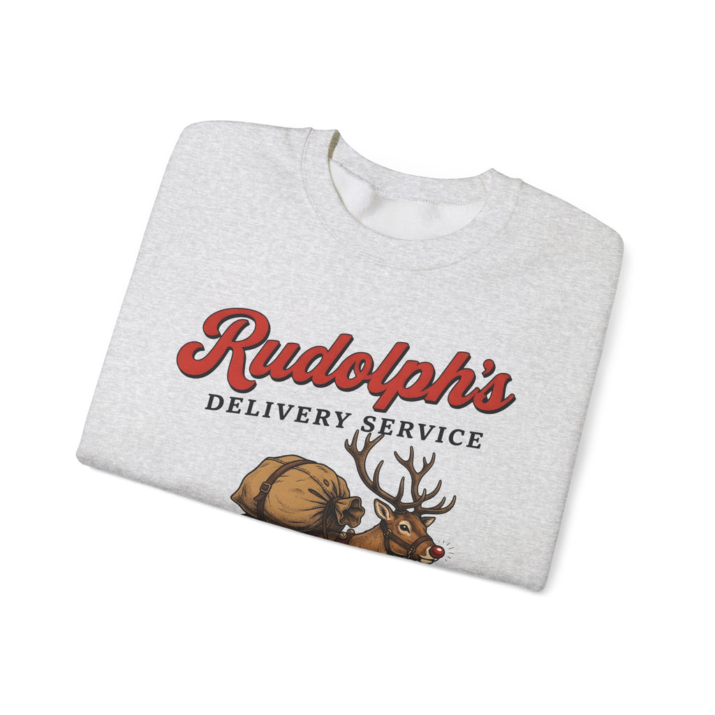 Deer Illustration Sweatshirt Christmas Celebration Gift Women Retro Sweatshirt Fawn Sweatshirt Noel Fan Vintage Sweatshirt Party Graphic Sketch Present Sweatshirt