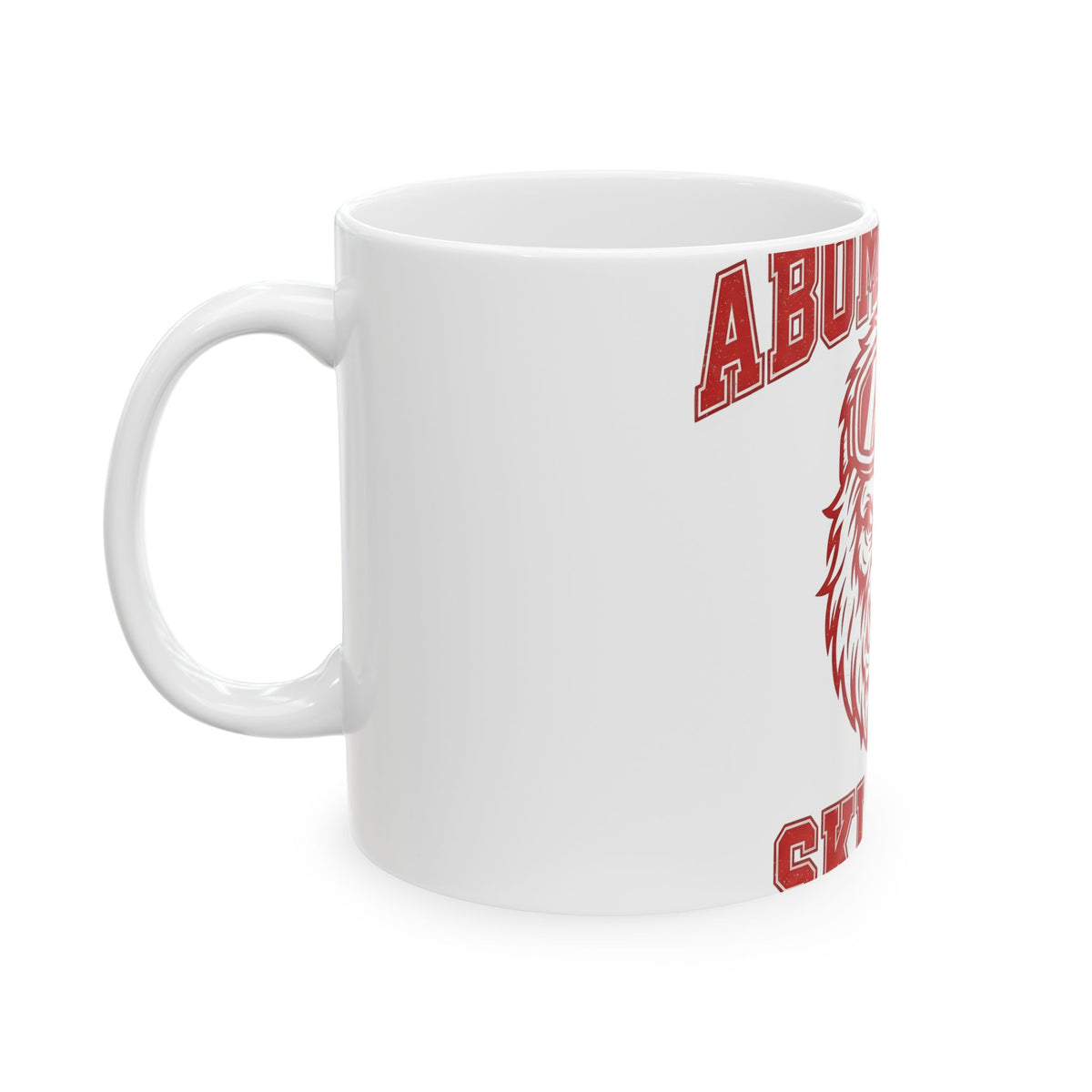 Abominable Snowman Face Mug Christmas Cold Gift Women Strong Mug Yeti Mug Xmas Fan Vintage Mug Frosty Graphic Antique Snow Goggles