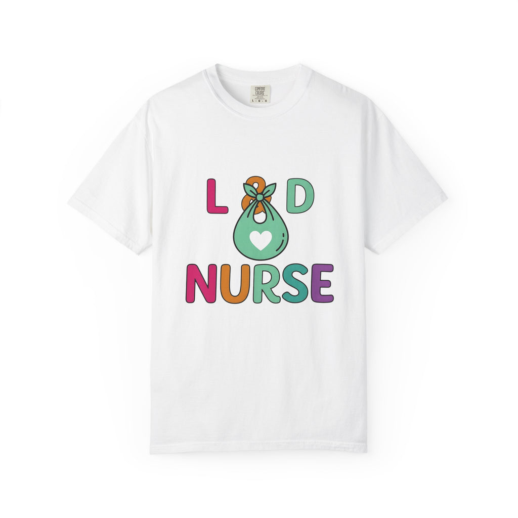 Baby Bundle T-Shirt Nurse Medical Gift Women Playful T-Shirt Baby Set T-Shirt Nursing Enthusiast Healthcare Graphic Medical Design Colorful Heart
