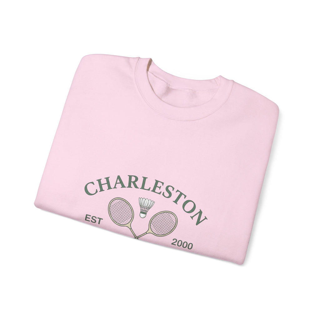 Badminton Racquets Badminton Group Gift Sketch Rackets Badminton Enthusiast Drawing Team Basic Birdie Sweatshirt