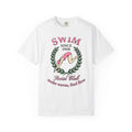 Swim Graphic T-Shirt Swimming Exercise Gift Women Antique T-Shirt Swimwear T-Shirt Aquatic Enthusiast Vintage T-Shirt Fitness Graphic Old School