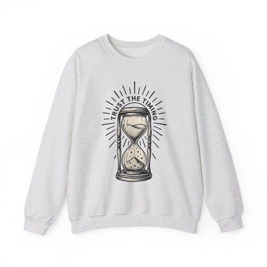 Hourglass Sweatshirt Boho Chic Spiritual Gift Women Tattoo Sweatshirt Sandtimer Sweatshirt Bohemian Enthusiast Ink Sweatshirt Mystical Graphic Vintage Stars