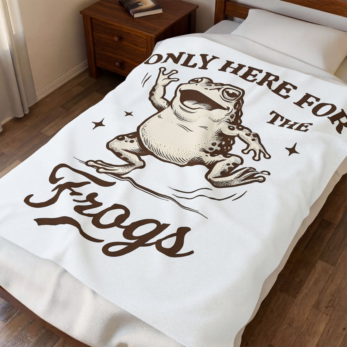 Jumping Frog Frog Nature Gift Old School Toad T Sh Blanket