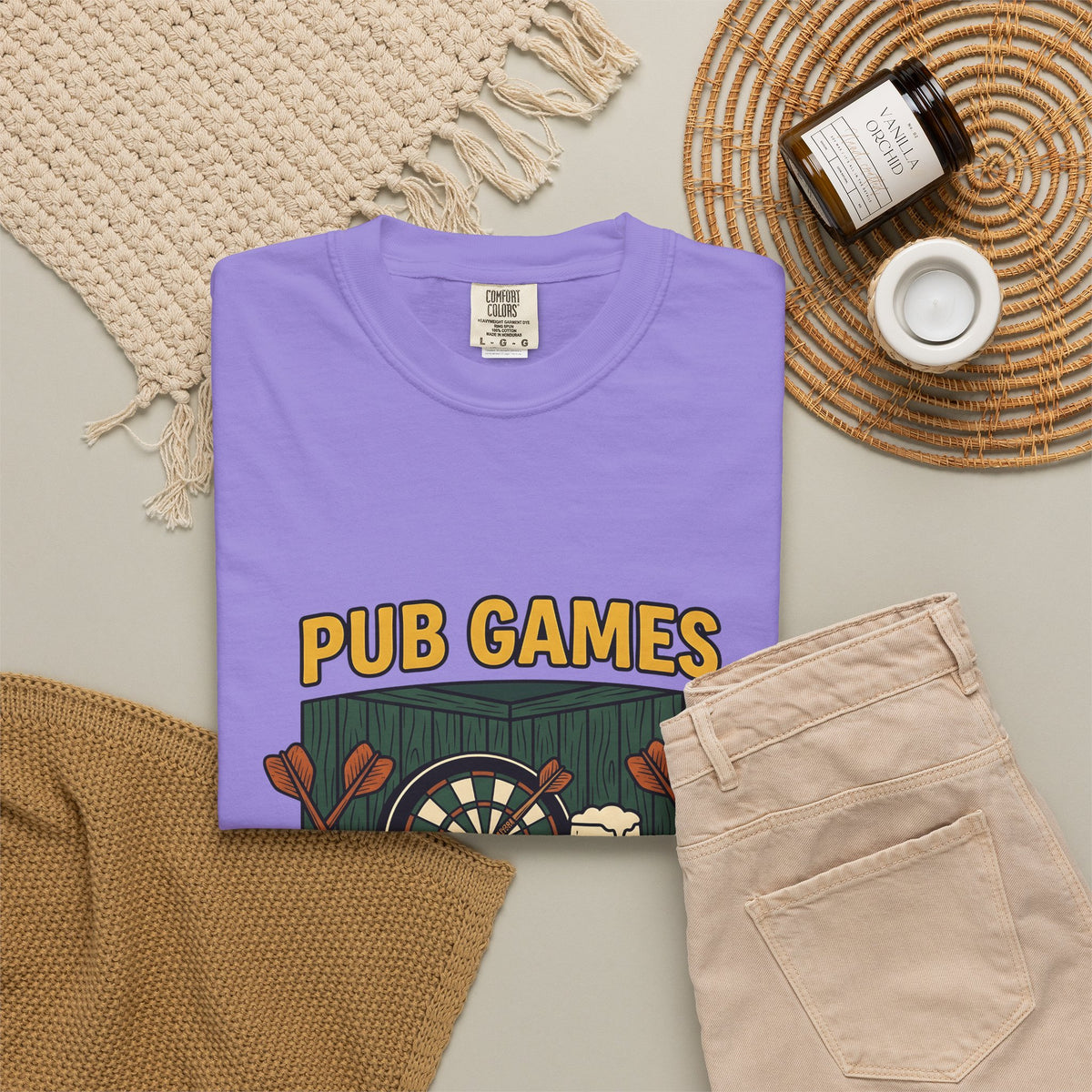 Darts Game T-Shirt Sports Lounge Gift Women Grunge T-Shirt Darts T-Shirt Athlete Fan Distressed T-Shirt Relaxation Graphic Cartoon Ale Glass T-Shirt