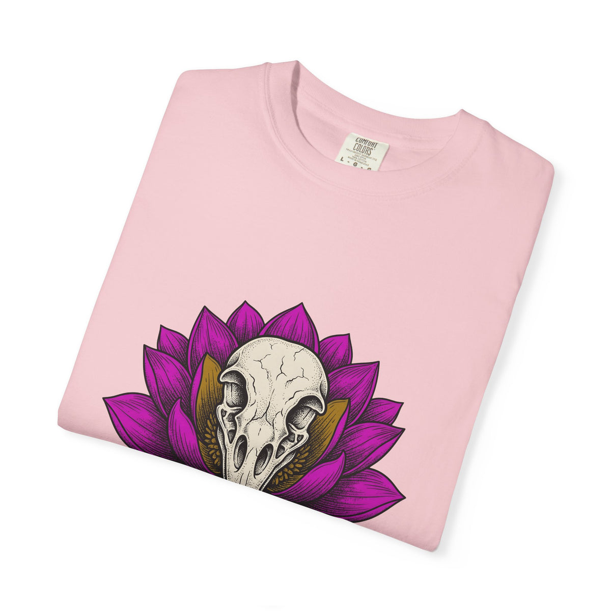 Bird Head Flower T-Shirt Boho Chic Emo Gift Women Line Art T-Shirt Floral Head T-Shirt Hippie Fan Minimalist T-Shirt Goth Graphic Classic Lotus