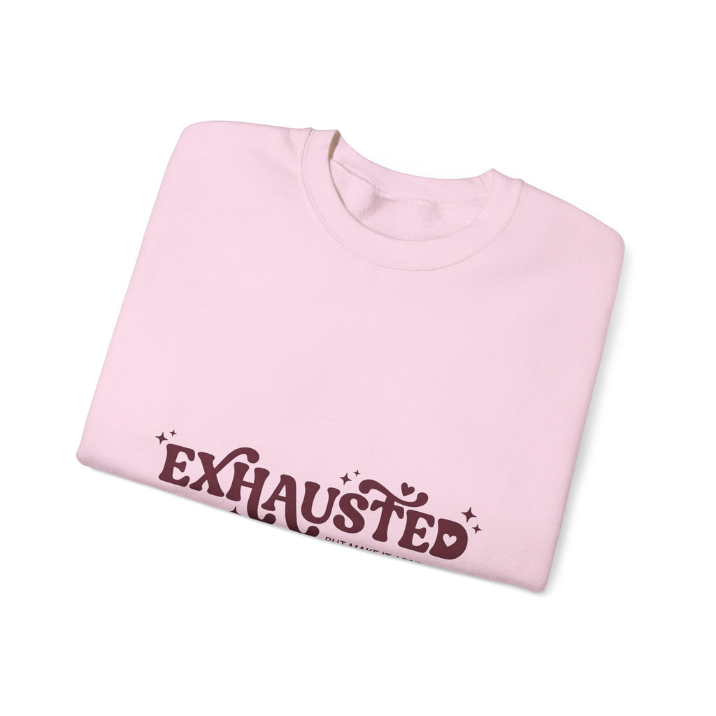 Retro Text Sweatshirt Moms Self Care Gift Women Playful Sweatshirt Typography Sweatshirt Mother Fan Illustrative Sweatshirt Wellness Graphic Vintage Stars