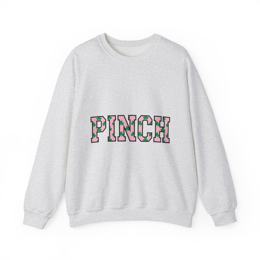 Shamrock Pattern Sweatshirt St Patrick's Day Holiday Gift Women Bold Sweatshirt Clover Sweatshirt Irish Fan Vintage Sweatshirt Celebration Graphic Retro